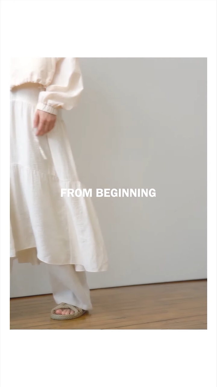 FROM BEGINNING 룩북 필름